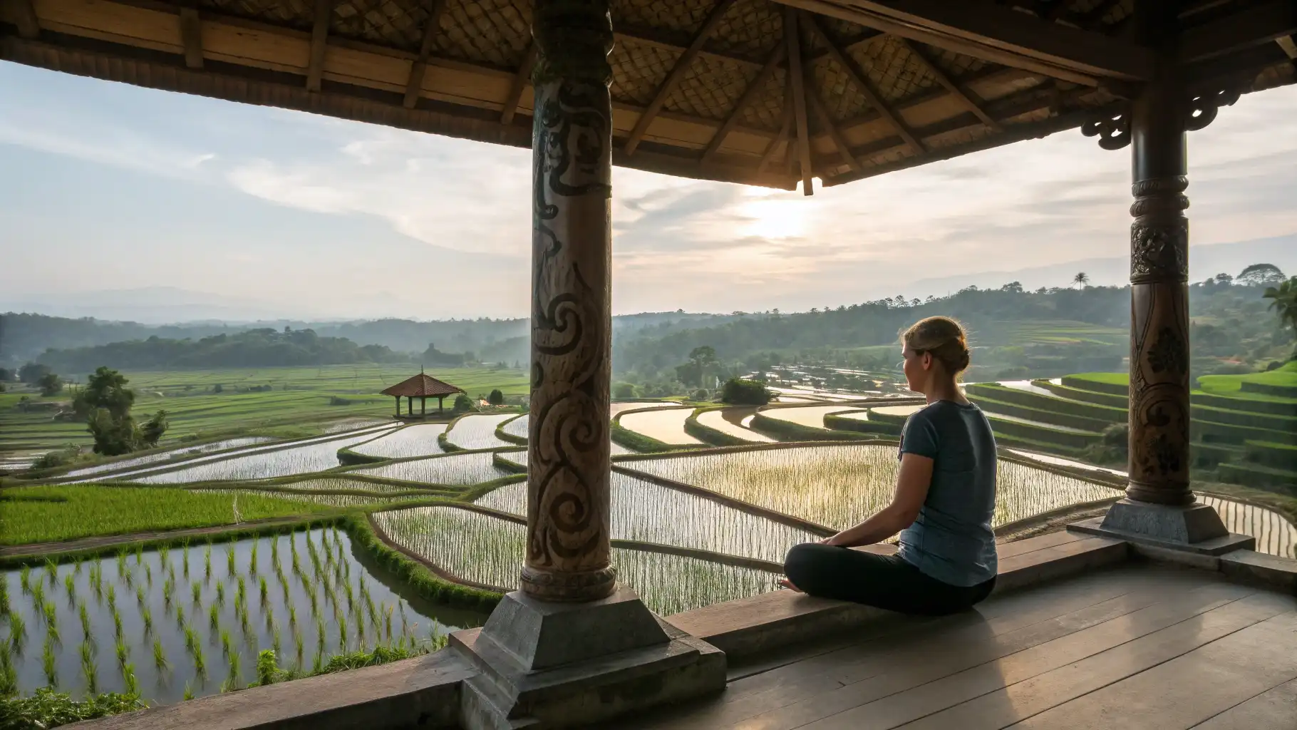 Rice Terrace Meditation | Psychedelic Therapy | Bali Plant Medicine Retreat