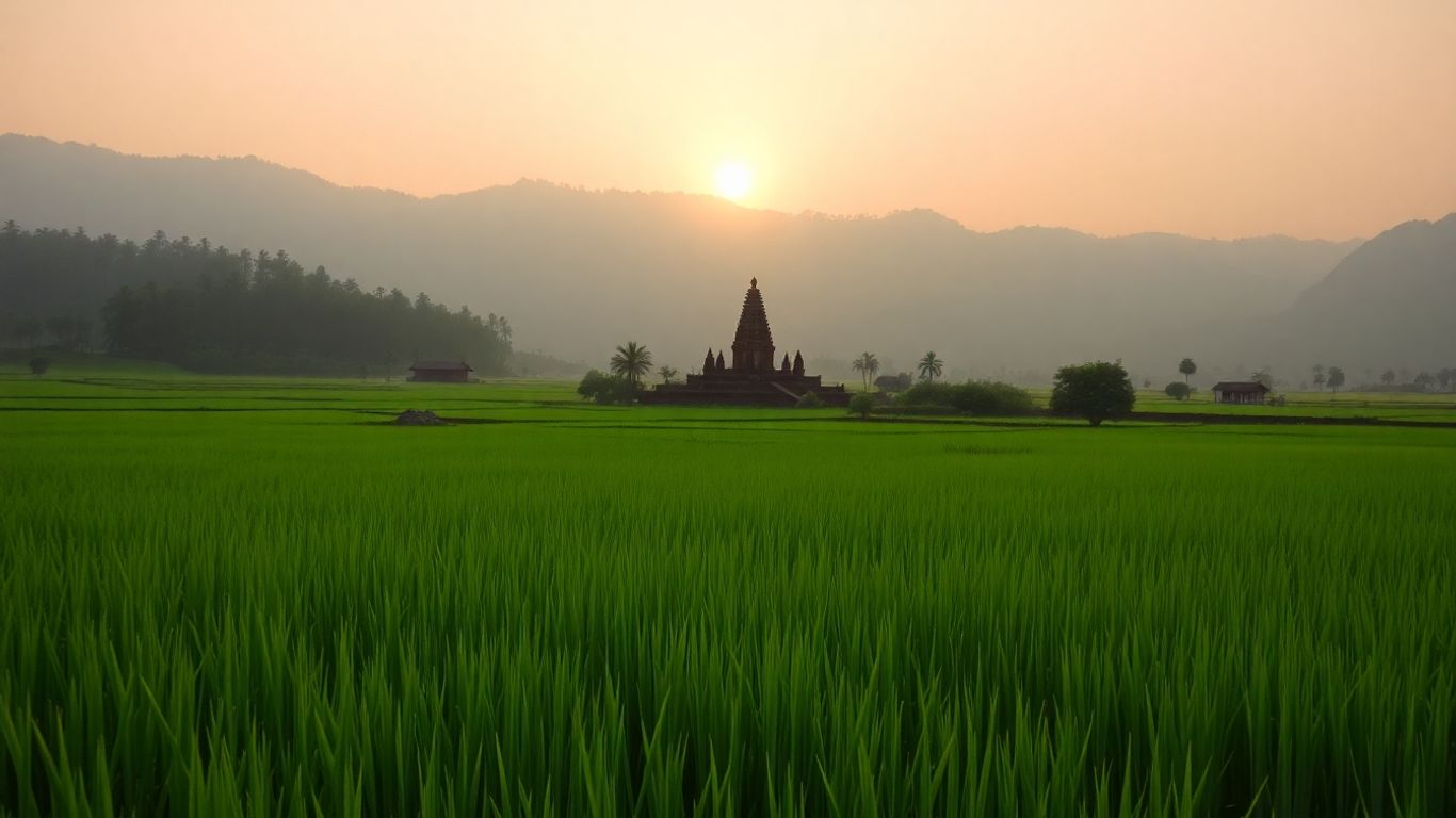 Psilocybin ceremony in Bali landscape