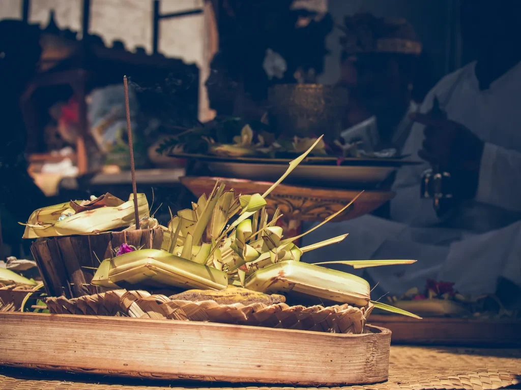Canang sari, the daily Balinese offering